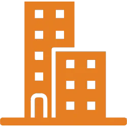 Orange Building Icon Essex County Massachusetts