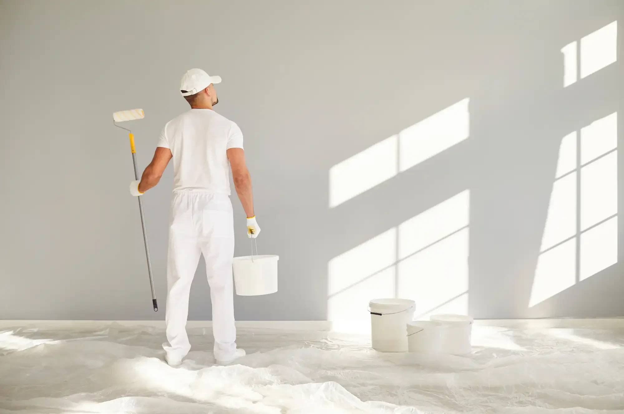 Professional painter room preparation scene essex county massachusetts service provided in Essex, Massachusetts with quality workmanship and attention to detail.
