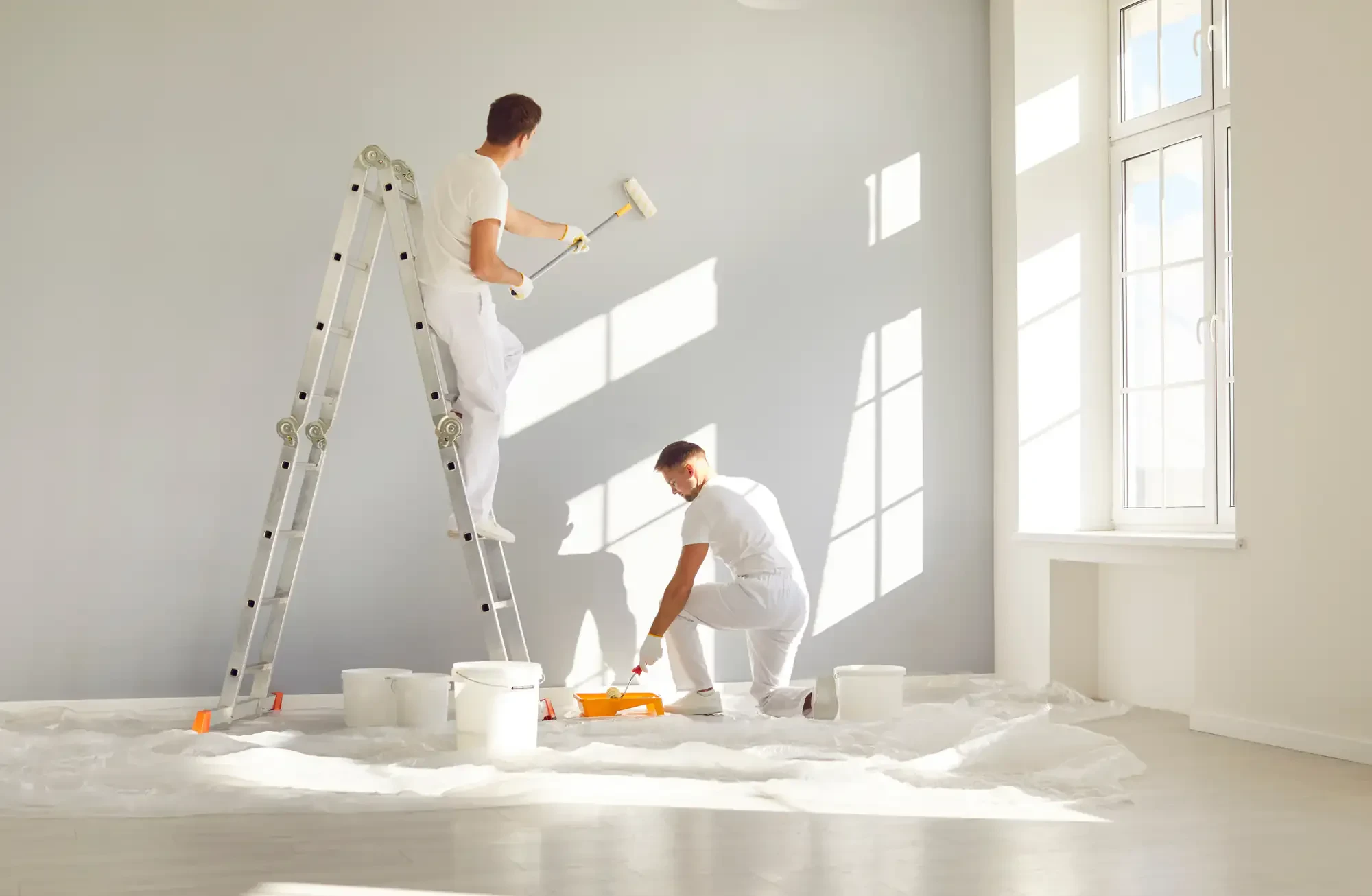 Professional painters decorating interior walls essex county massachusetts service provided in Essex, Massachusetts with quality workmanship and attention to detail.