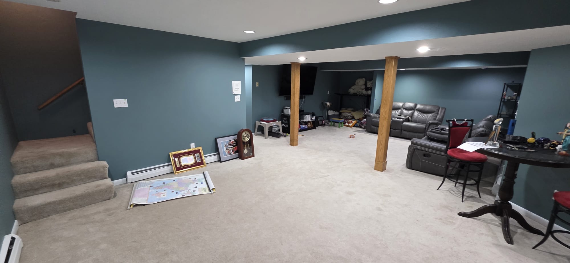 Interior painting gallery Burlington MA — modern living room