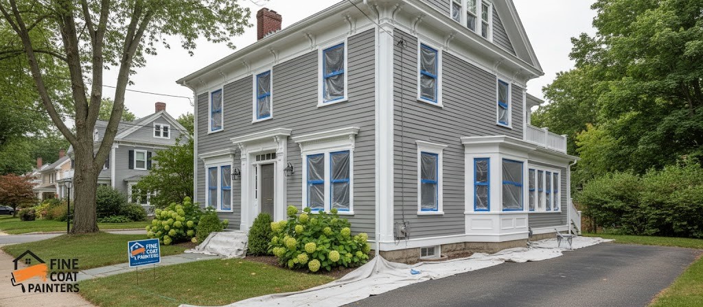 Exterior painting Lowell MA