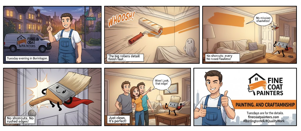 Staircase railing painting Dracut